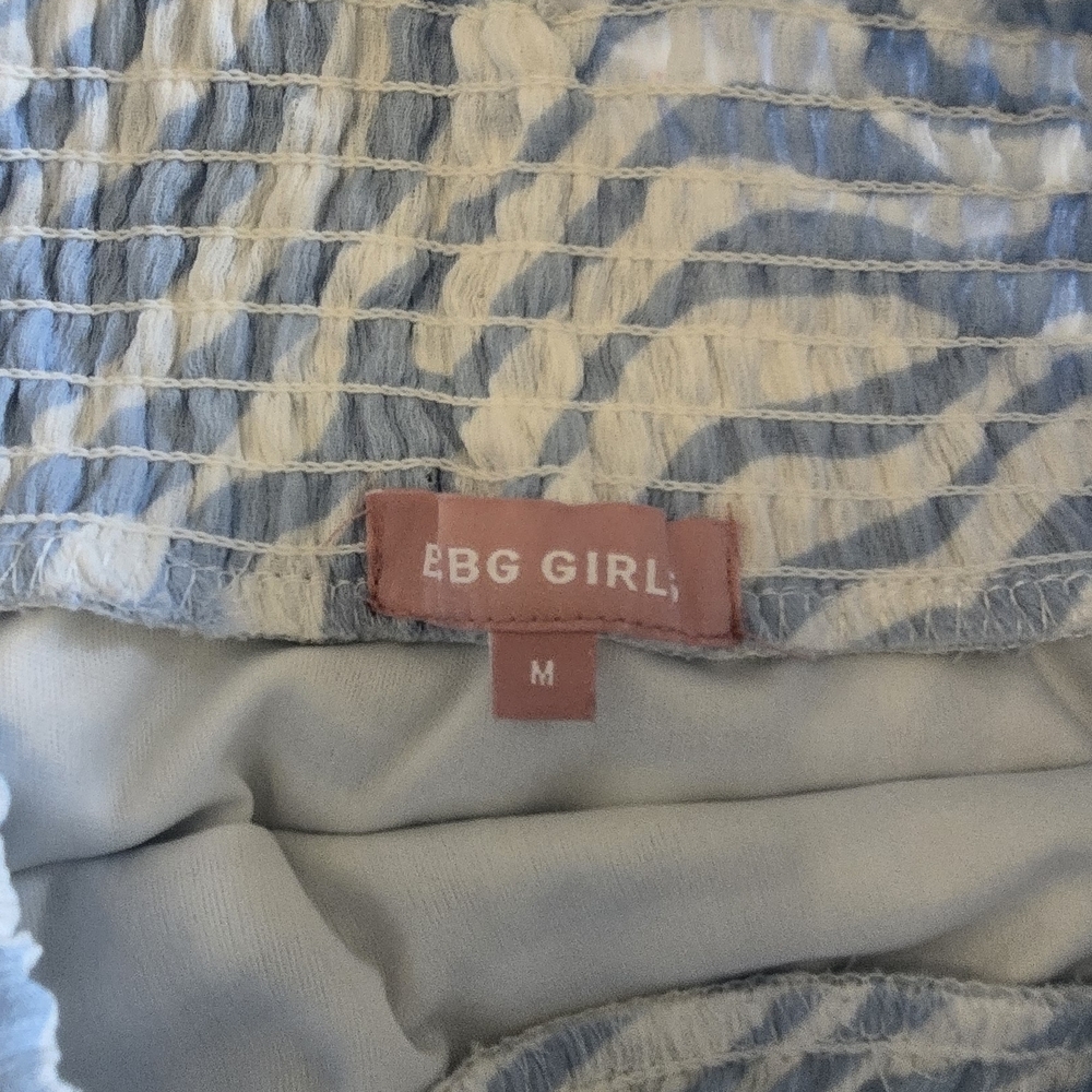 BCBGirls Blue and White Kids Matching Set - Picture 4 of 7